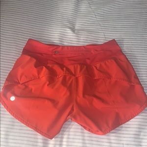 Red Lululemon Shorts! NWOT